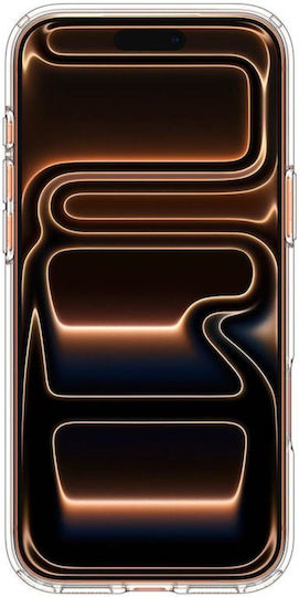 Spigen Ultra Hybrid MagFit Rückseite Umschlag Silikon / Kunststoff 2mm Transparent Orange (iPhone 17 Pro Max)
