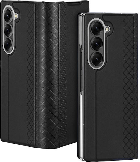 Dux Ducis Bril Back Cover Leather Black (Galaxy Z FlipRealme 7 5G)