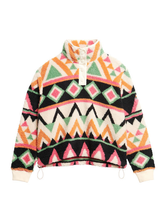 Winter Women's Fleece Blouse Long Sleeve Multicolour