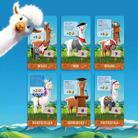 Board Game Alpacas for 2-4 Players 8+ Years Old (PL) Nasza Ksiegarnia
