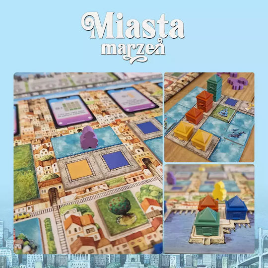Board Game Cities of Dreams for 2-4 Players 10+ Years Old (PL) Nasza Ksiegarnia