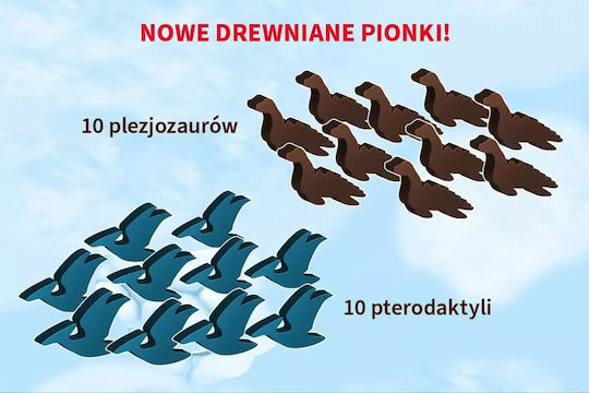 Game Expansion Draftosaurus 2 Pterodactyls and Plesiosaurs for 2-5 Players (PL) Nasza Ksiegarnia