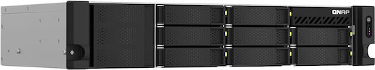 QNap TS-873AEU-RP-4G NAS Rack με 8 θέσεις για HDD/SSD και 2 θύρες Ethernet