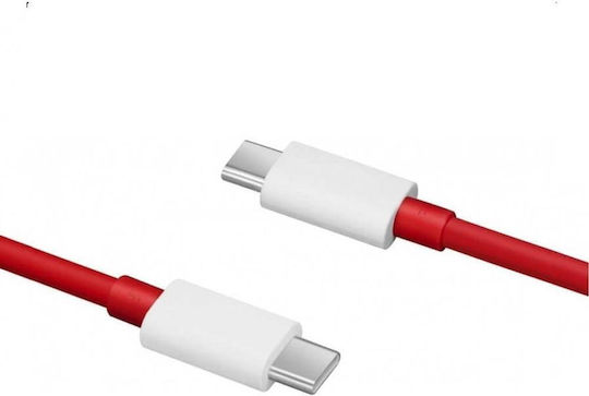 OnePlus USB 2.0 Cable USB-C male - USB-C 150W Κόκκινο 1m DL152 Bulk