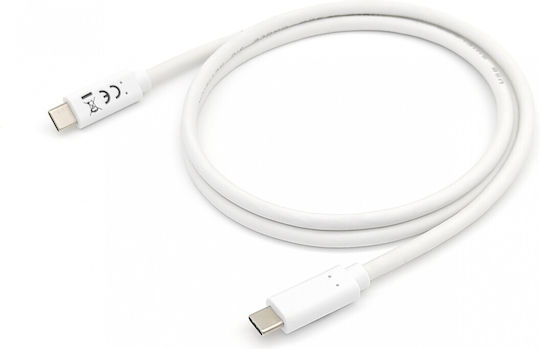 Equip USB 2.0 Kabel USB-C männlich - USB-C Weiß 1m (128361)
