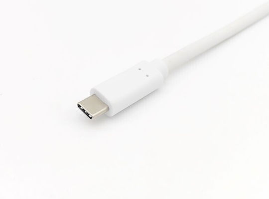 Equip USB 2.0 Kabel USB-C männlich - USB-C Weiß 1m (128361)