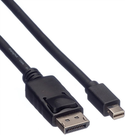 Roline Cable DisplayPort male - mini DisplayPort male 1.5m Μαύρο (11.04.5638)