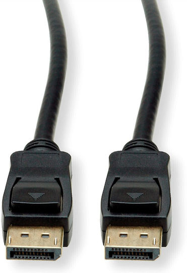 Cable Roline Value 11.99.5813 From Dp M To Dp M 5m Black