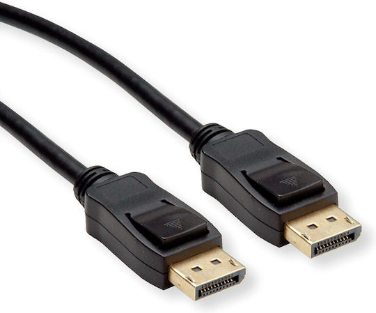 Cable Roline Value 11.99.5813 From Dp M To Dp M 5m Black