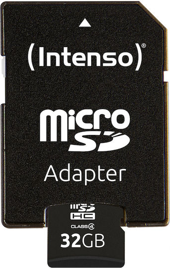 Intenso microSDHC 32GB Class 4 Default Speed 21MB/s with Adapter