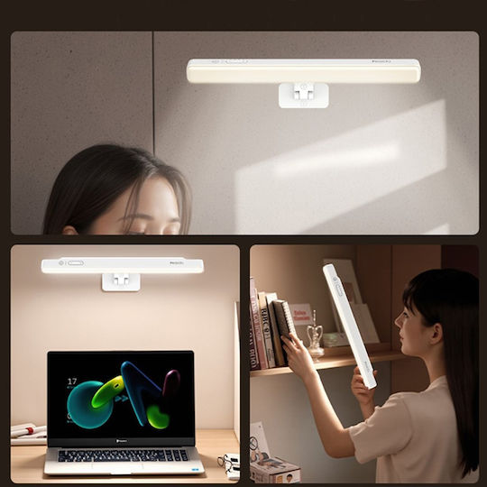 Yesido Wireless Reading Light Dh11 Type-c 3600mah Multi-angle Adjustable 5 Levels Brightness White