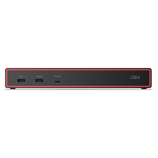 Lenovo ThinkPad USB4 Dock 5000 Dock Docking Station with HDMI/DisplayPort 4K PD Ethernet and Support for 4 Monitors Black