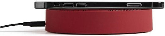 Lexon Oslo Energy Bluetooth Speaker 5W with Battery Life up to 3 hours Dark Red