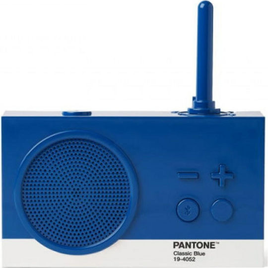 Lexon Tykho 3 Lexon x PANTONE Tragbares Radio mit Bluetooth Classic Blue
