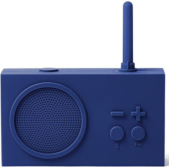Lexon Tykho 3 Portable Radio Rechargeable with Bluetooth Blue