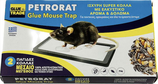 Glue & Trade Petrorat Glue Trap made of Plastic Medium 2pcs
