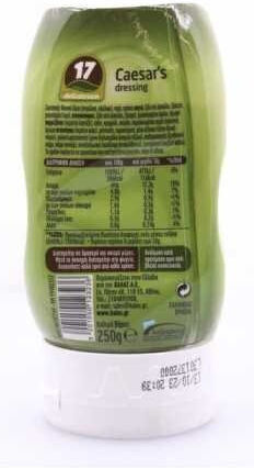 17 Delicatessen Sos Caesar's 250gr