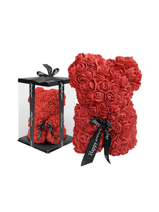 Künstlicher Teddybär aus Rote Dekorative künstliche Blumen in Yala HOMie Künstlicher Teddybär aus Rote Dekorative künstliche Blumen in Yala HOMie