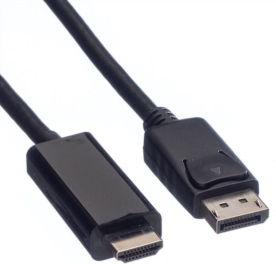 Value Cable HDMI male - HDMI male 7.5m Μαύρο