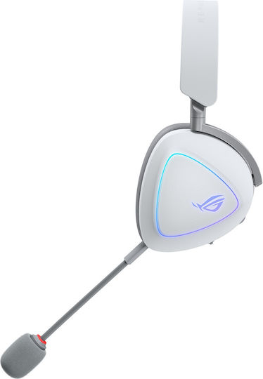 Asus ROG Delta II Wireless Over Ear Gaming Headset with Connection Bluetooth / USB White