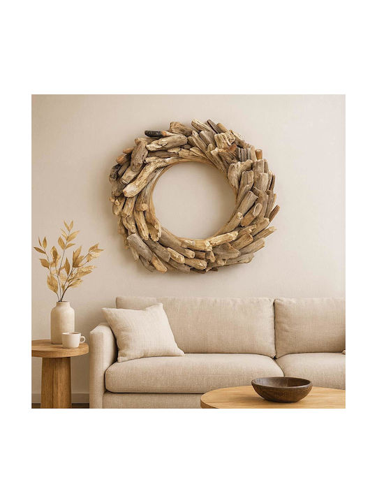 Next Decorative Handmade Wooden Wreath 36cm