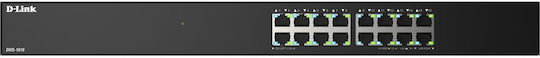 D-Link DMS-1016/E L2 Switch με 16 Θύρες Gigabit (1Gbps) Ethernet