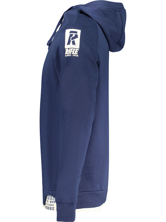 Sweatshirt with Hood Blue