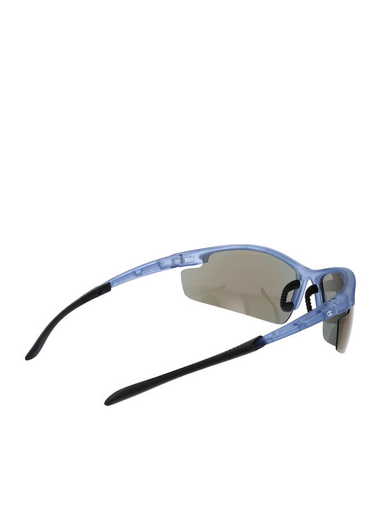 Champion Men's Sunglasses with Black Frame and Blue Lens CU5141-78C05
