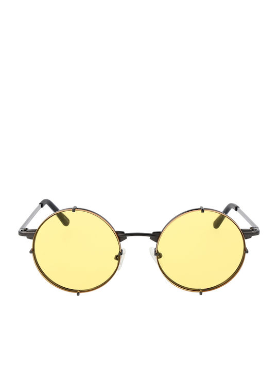 Champion Men's Sunglasses with Blue Metal Frame and Gray Lens CU5138-52C02