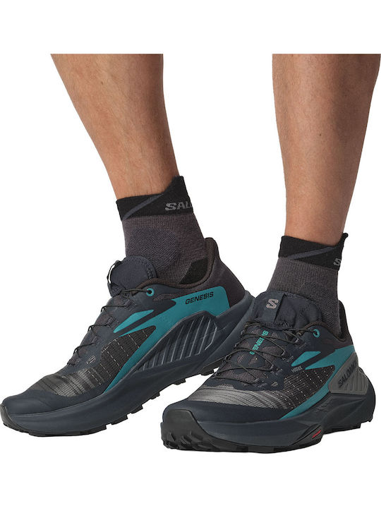 Salomon Speedcross Running Socks Gray 1 Pair