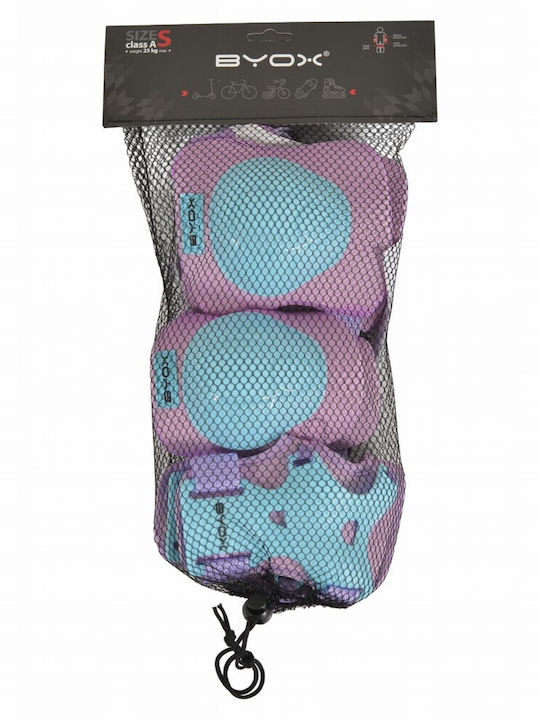 Byox Children's Knee Pads for Rollers Purple