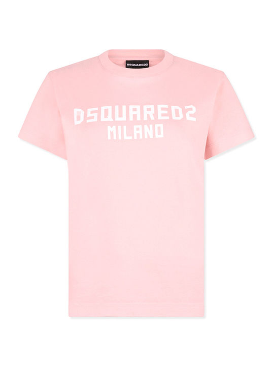 Women's T-shirt White-Pink