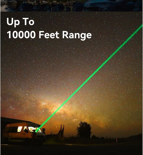 Κόκκινος Ισχυρός Δείκτης Laser Μεγάλης Εμβέλειας 3000m Usb Φόρτιση 5-3722