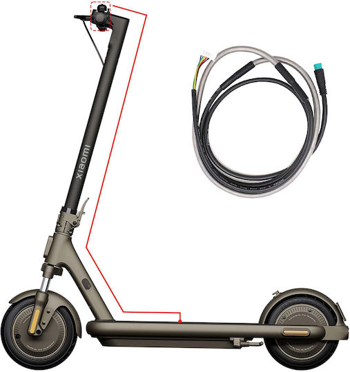 Xiaomi Dashboard Display Cable 1.35m Electric Scooter 4 Pro Max Black Silver