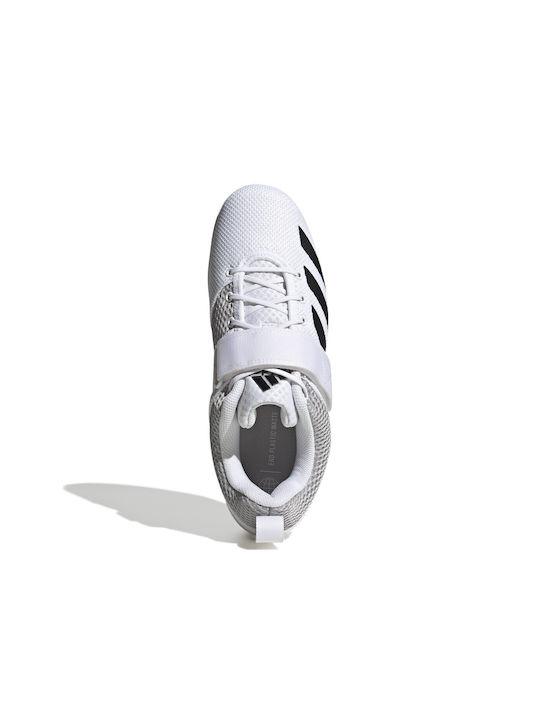 Powerlift 5 Men's Sport Shoes Crossfit Cloud White Core Black Grey Two