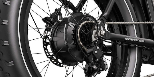 Velogreen OT16max 20" Μαύρο Ηλεκτρικό Ποδήλατο Πόλης