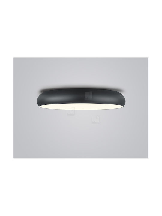 Helestra Ceiling Mount Light 54cm Black with Integrated LED