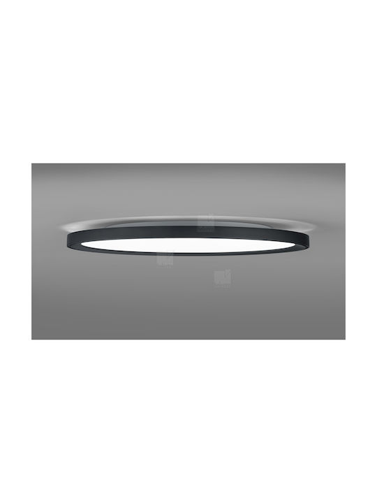 Helestra Ceiling Mount Light 55cm Black with Integrated LED