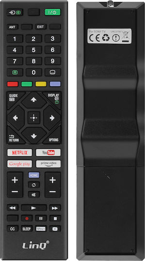 Linq Universal Remote Control Sony Tvs 8m Range Black