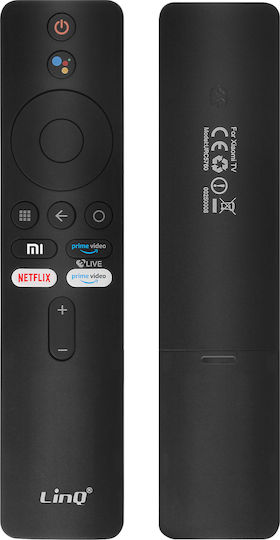 Linq Telecomandă Bluetooth 2.4g Xiaomi Mi Tv Asistent Vocal Google Negru