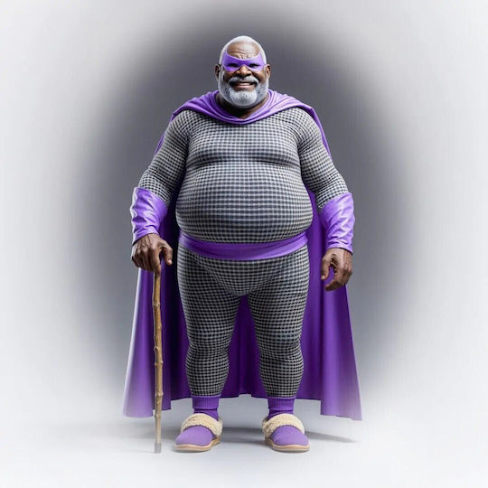 Super John Μπρελόκ Κλειδιών Σχήμα Πέους Μαύρο
