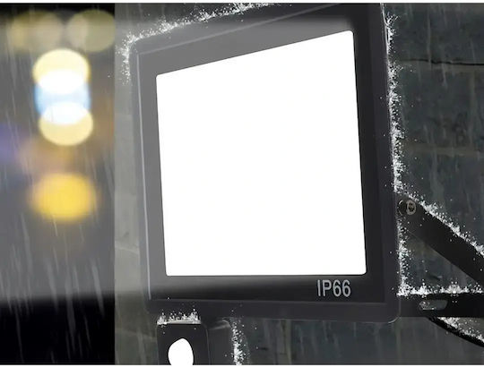 Verk Group Proiector Led Etanș 20W Alb Rece 6000K Cu Senzor De Mișcare Și Fotocelul IP66