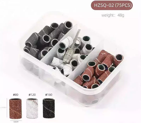 Wd Καπελάκια Τροχού Σετ 180# 120# – 80# 75τμχ