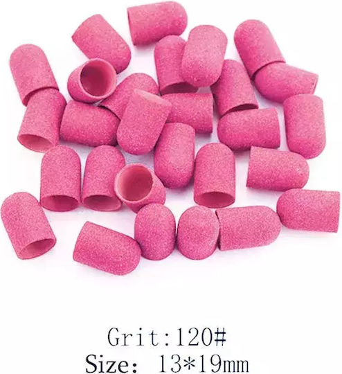 Wd Καπελάκια Τροχού 13x19mm 120# 10τμχ Φούξια