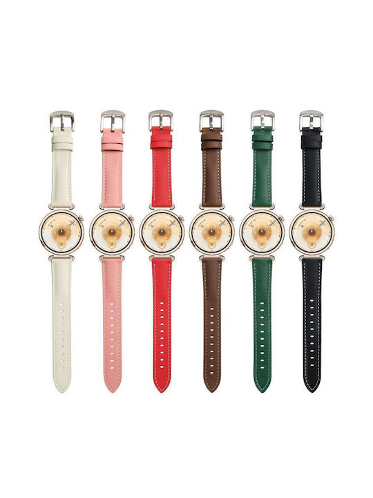 Silver Buckle Genuine Leather Bracelet Huawei Watch Gt 6 41mm Gt 5 41mm Gt 4 41mm Green