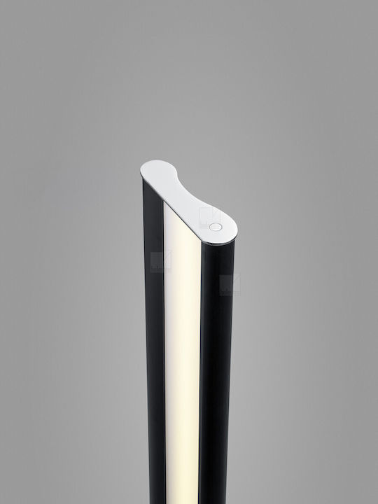 Helestra LED Floor Lamp H155.5xW24cm. with Warm White Light 1620lm Black