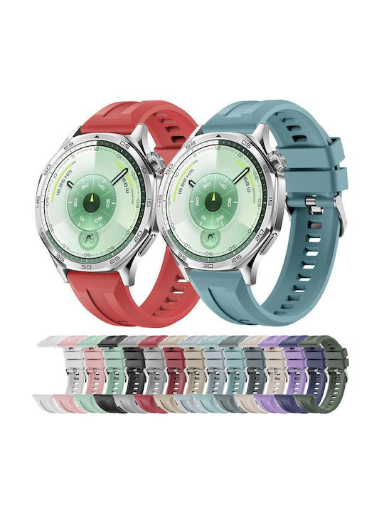 Armband Silikon Silber (Huawei Watch GT 6 / GT 6 Pro 46mm)