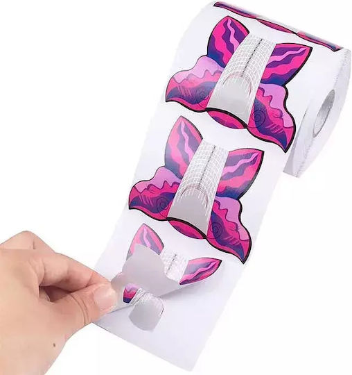 Nail Form Semi-Permanent – Butterfly Shape 500 Pieces