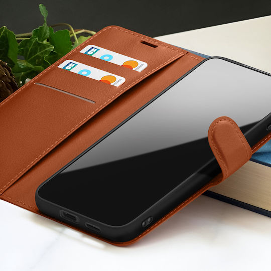 Zanaé Brieftasche Hülle Oppo A57 A77 Realme Narzo 50 5G Braune
