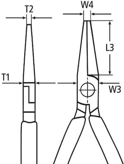 Knipex 140 Schneidezange Länge 140mm